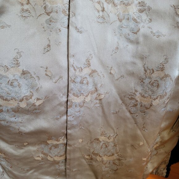 Vtg 1960's Black Broadtail Persian Lamb Fur Jacket with Grey Mink Fur Collar - Picture 13 of 16